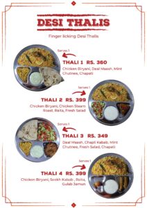 Thali Spot Peshawar Menu Prices Location Address