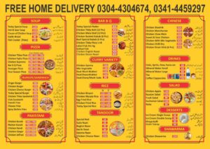 Uptown La Lahore Menu 1