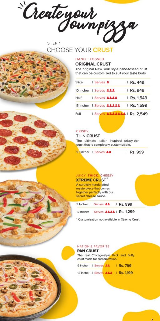 14th Street Pizza Multan menu Prices